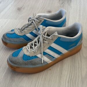 Adidas Men's Bad Bunny Blue Beaters with lots of life left.  Size 9.5